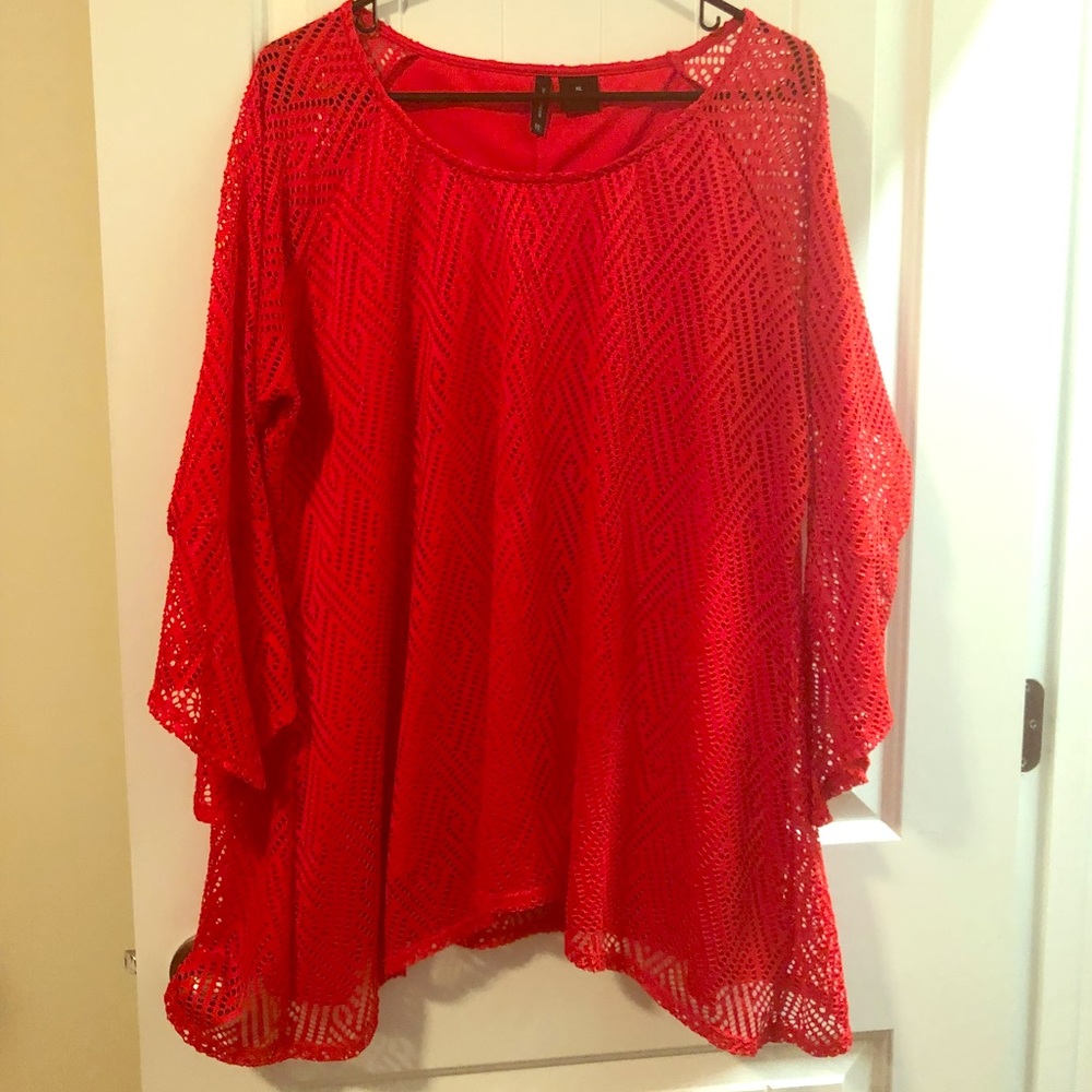 Orange women’s top.